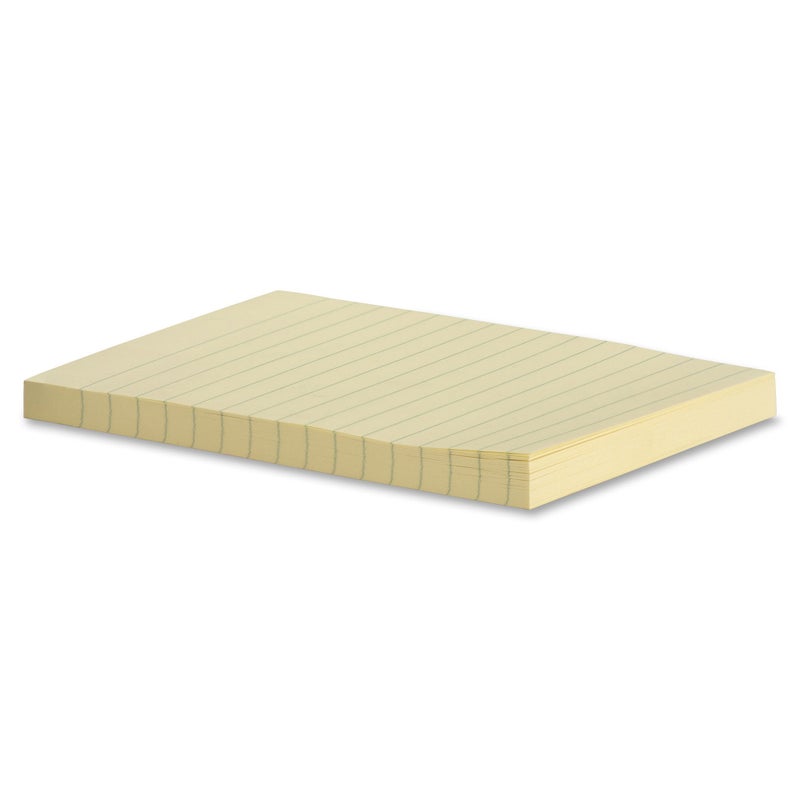 Business Source Yellow Adhesive Notes 4""x6"" - Image 2